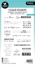 Studio Light Clear Stamps Essentials - Moederdag teksten nr. 389