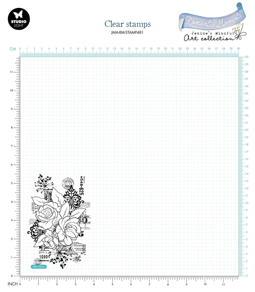 JMA Clear Stamp Sending roses Romantic Moments nr.481