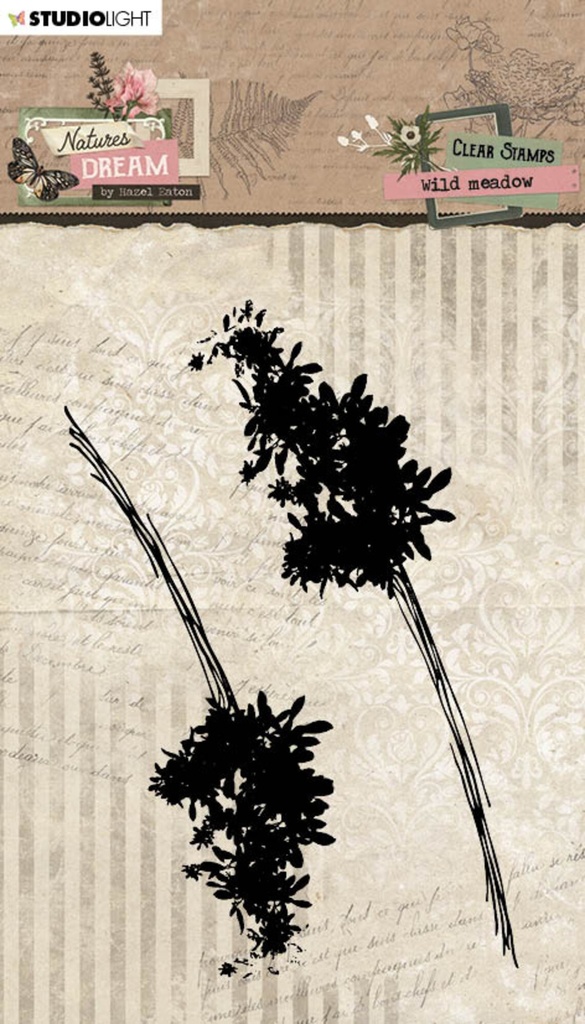 Studio Light Clear Stamps By Hazel Eaton Natures Dream - Wild Meadow nr. 524