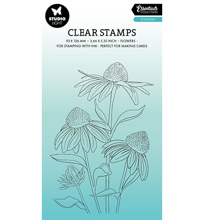 Studio Light Clear Stamps Essentials - Echinacea nr. 543