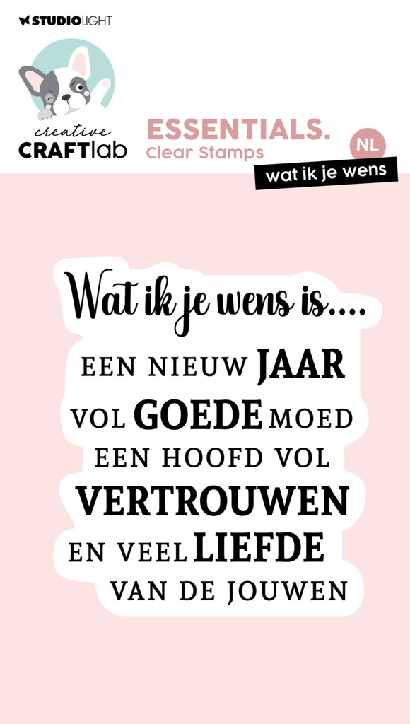 Creative Craftlab Clear Stamps Essentials - STAMP766 Wat Ik Je Wens