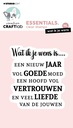 Creative Craftlab Clear Stamps Essentials - STAMP766 Wat Ik Je Wens