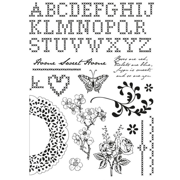 Marianne Design Clear Stamps - Eline's Cross Stitch