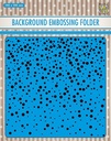 Nellie's Choice 3D Embossing Folder Achtergrond Sneeuw 15x15cm