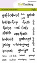 CraftEmotions Clear Stamps A6 By Carla Kamphuis - Bullet Journal Diverse teksten