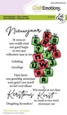 CraftEmotions Clear Stamps A6 By Carla Creaties - Tekst Kerstmis Nieuwjaar (NL)