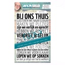 COOSA Crafts Clear Stamps A6 - Bij ons thuis (Ndl)