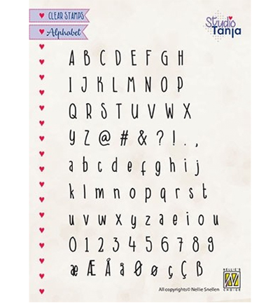 Nellie's Choice Clear Stamps - Alphabet Javi