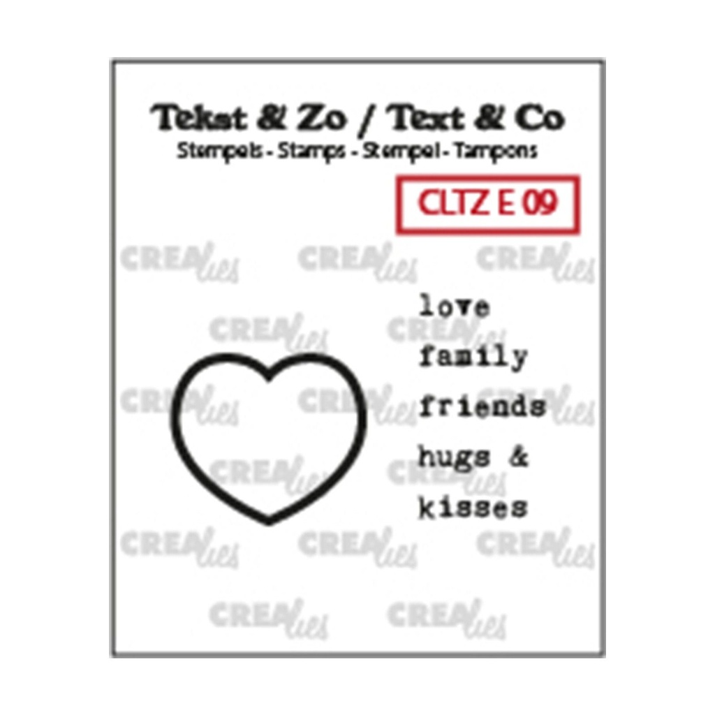 Clearstamp Tekst & Zo Hartstempel (Eng)