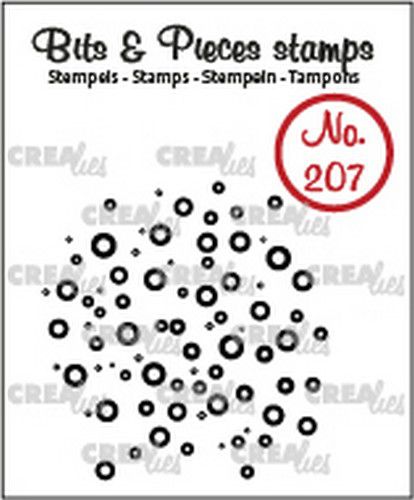 Crealies Clear Stamps Bits & Pieces - CLBP207 Confetti