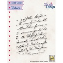 Nellie's Choice Clear Stamps Texture - Writing