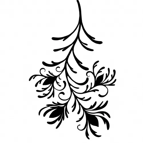 Lavinia Clear Stamps - LAV507 Flower Flourish