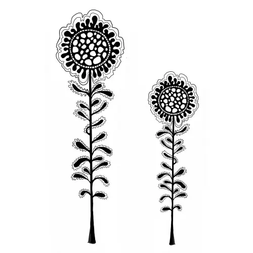 Lavinia Clear Stamps - LAV441 Ocean Flowers