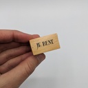 a Lut of stamps Wood Stamp - aLos014Sm Je bent