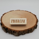 a Lut of stamps Wood Stamp - aLos017 Proficiat