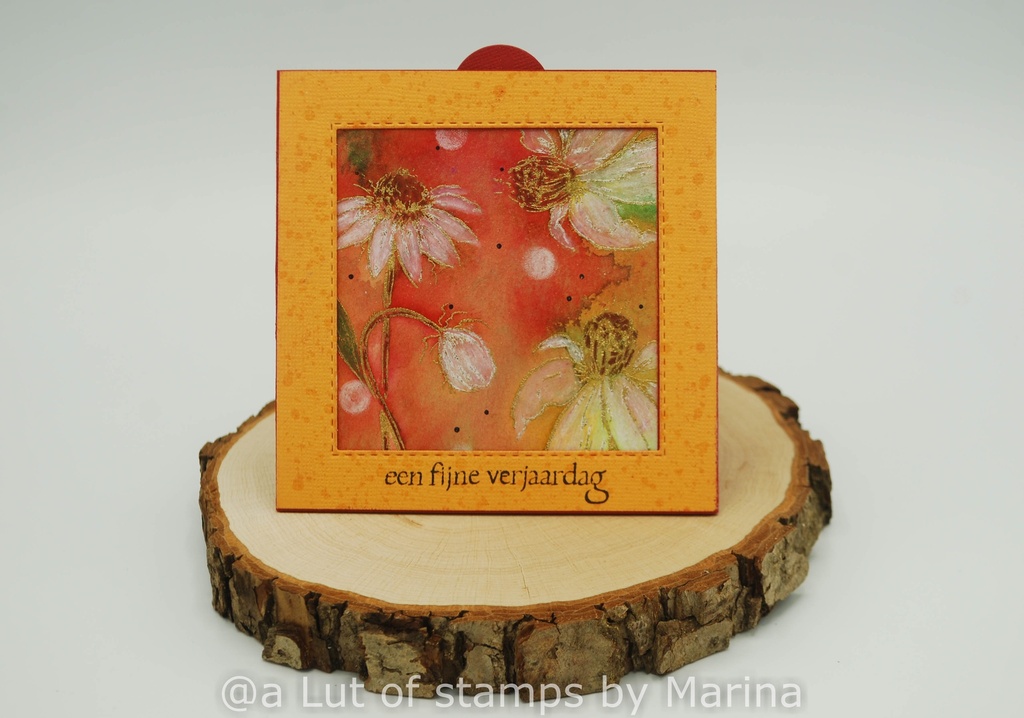 a Lut of stamps Wood Stamp - aLos010Sm Een fijne verjaardag