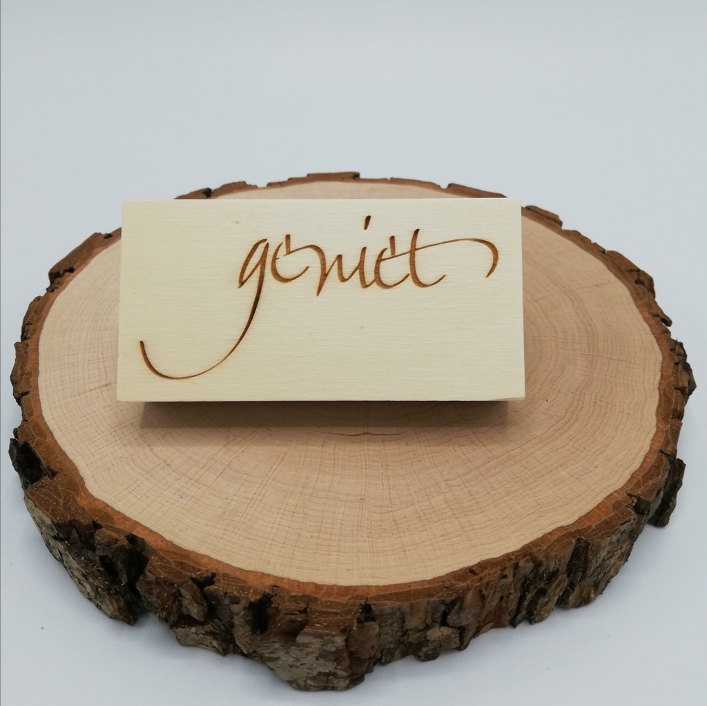 a Lut of stamps Wood Stamp - aLos039 Geniet