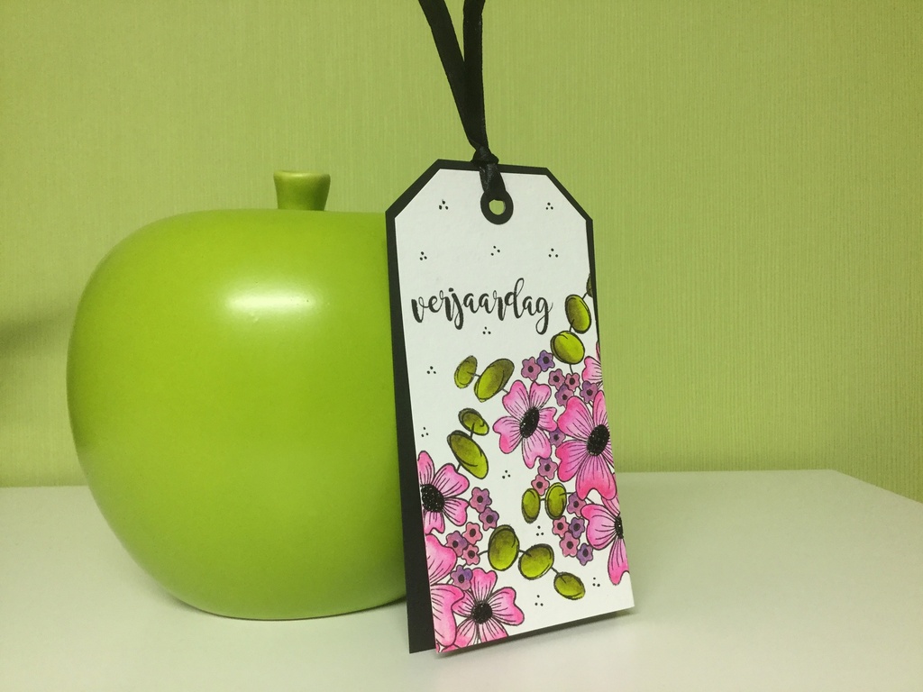 a Lut of stamps Wood Stamp - aLos191Lg verjaardag