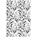 Sizzix Multi Level Textured Impressions Embossing Folder By Tim Holtz - 666868 Vault Flourish