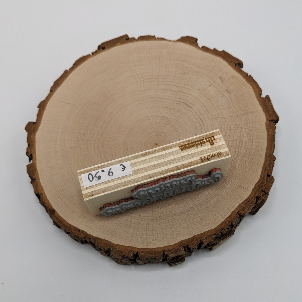 a Lut of stamps Wood Stamp - aLos223 Pensioen komt met dromen