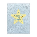Sizzix 3D Impresslits Embossing Folder By Jen Long -  665109 Celestial
