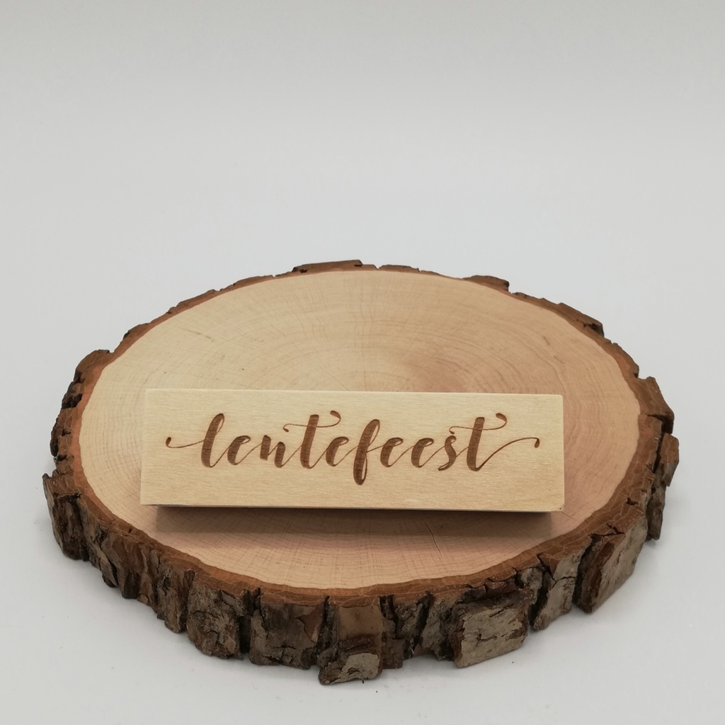 a Lut of stamps Wood Stamp - aLos160 Lentefeest