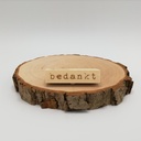 a Lut of stamps Wood Stamp - aLos032Sm bedankt