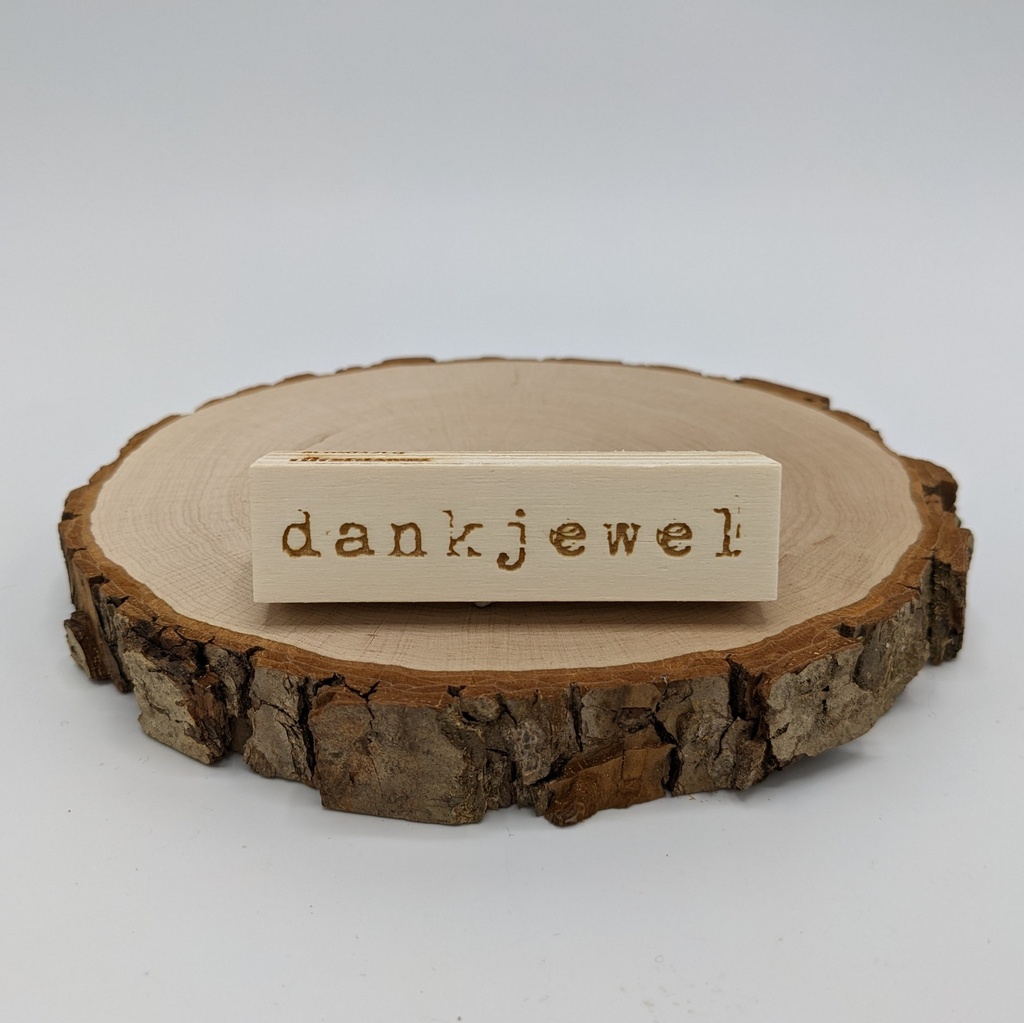 a Lut of stamps Wood Stamp - aLos032Lg dankjewel