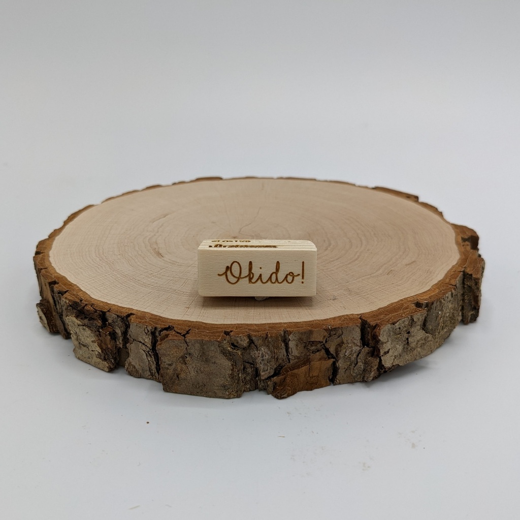 a Lut of stamps Wood Stamp - aLos196 Okido!