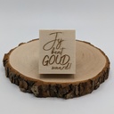 a Lut of stamps Wood Stamp - aLos254 Jij bent GOUD waard! (hoofdletter)