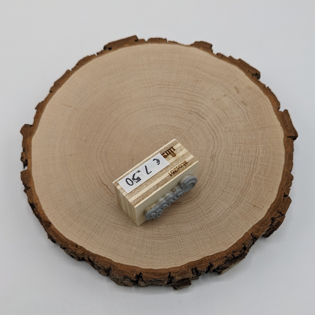 a Lut of stamps Wood Stamp - aLos261 Courage (klein)