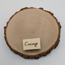 a Lut of stamps Wood Stamp - aLos261 Courage (klein)