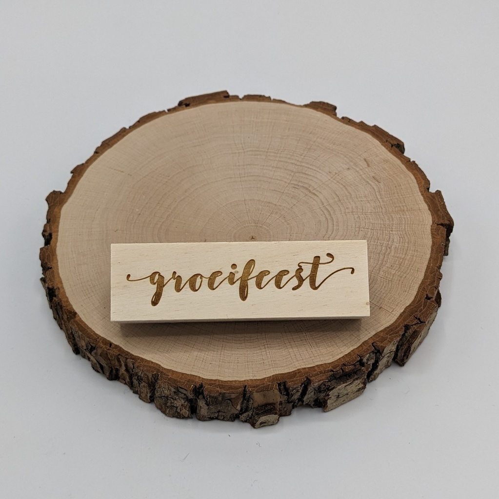 a Lut of stamps Wood Stamp - aLos270 Groeifeest