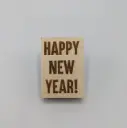 a Lut of stamps Wood Stamp - aLos280 Happy New Year!