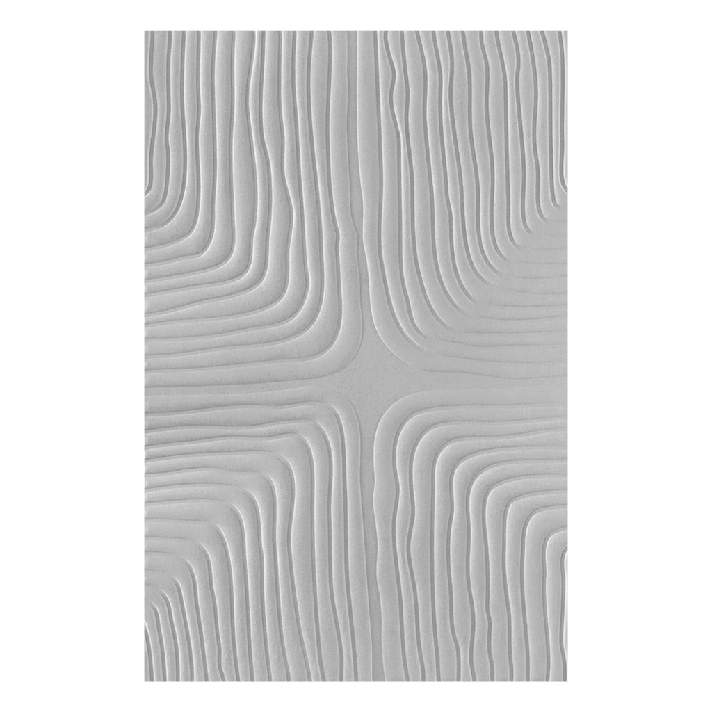 Spellbinders 3D Embossing Folder Modern Botanicals - E3D-124 Lined Corners