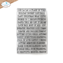 Elizabeth Craft Designs Clear Stamps  - CS428 Journal phrases 6