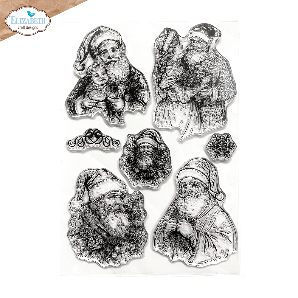 Elizabeth Craft Designs Clear Stamps  - CS425 Santa