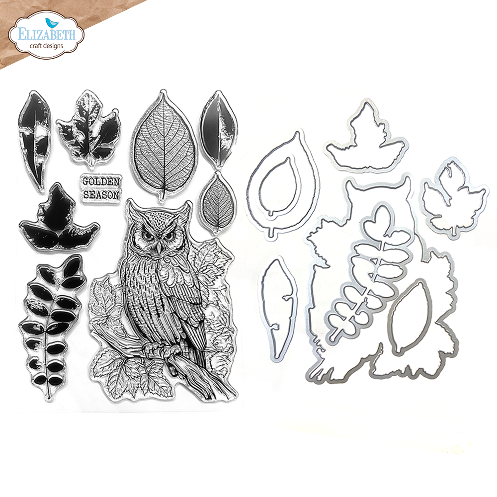 Elizabeth Craft Designs Stamp and Die Set - CSD427 Golden Season