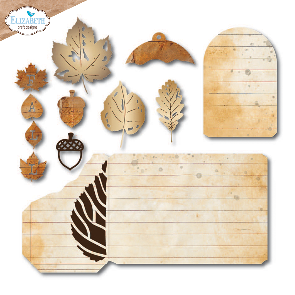 [179755] Elizabeth Craft Designs Cutting Dies  - 2294 Fall Leaves
