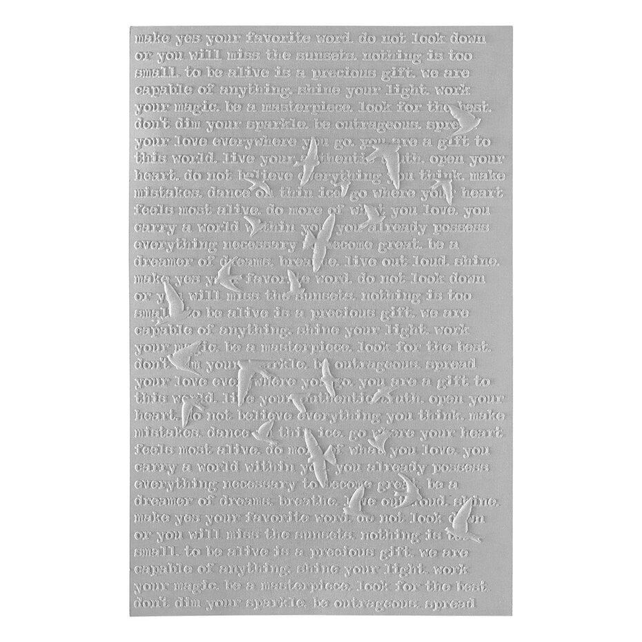 [179783] Spellbinders 3D Embossing Folder - E3D-123 Soaring