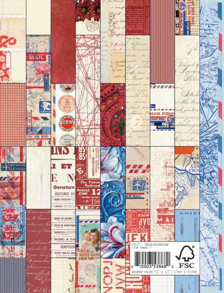 [179788] Elizabeth Craft Designs Design Paper - PB07 Reminiscence7 The Book 7