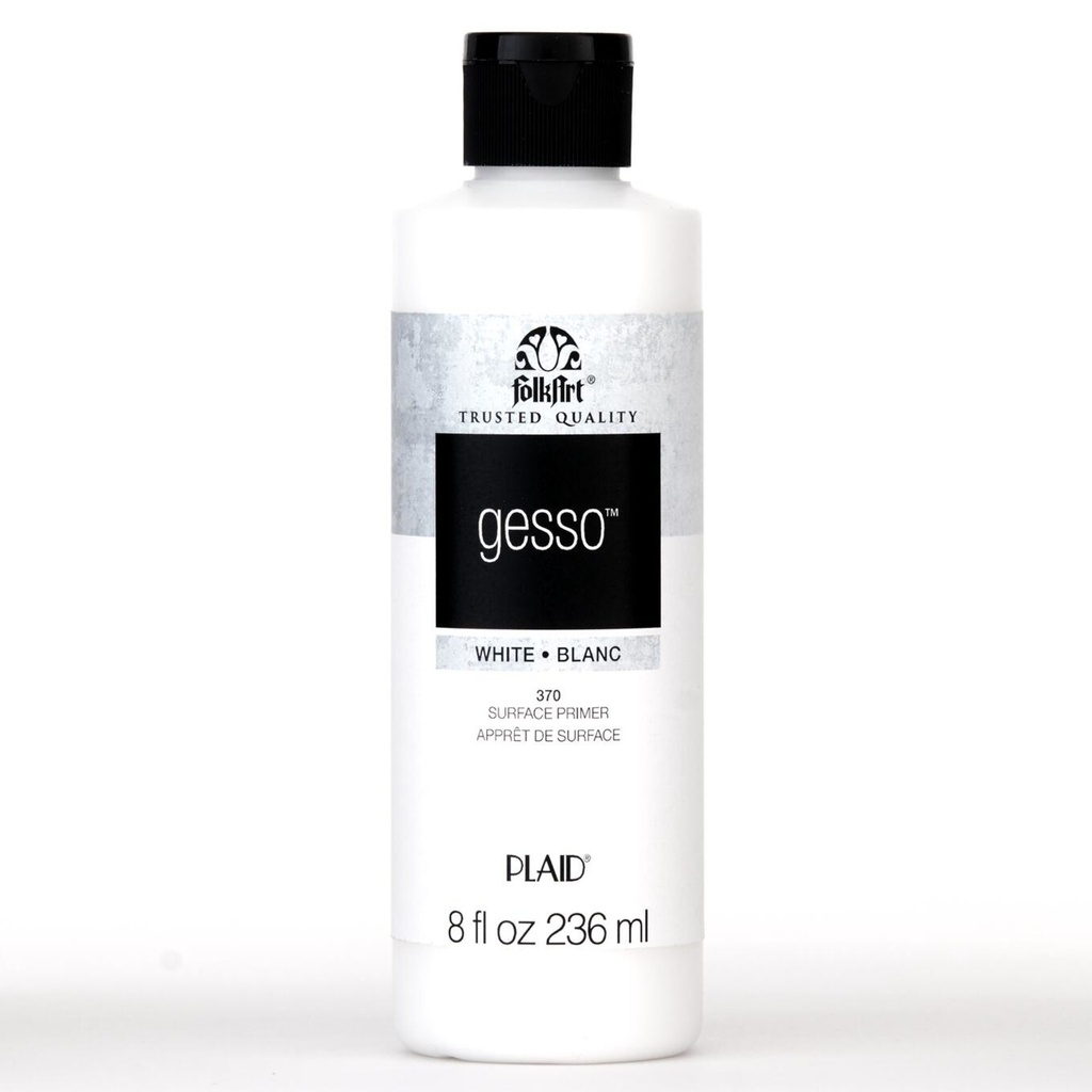 [179813] Folkart Gesso White Surface Primer 8 fl oz