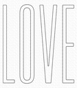 My Favorite Things Cutting Dies Die-Namics - MFT-2462 Tall Love