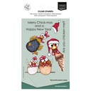 Vaessen Creative Clear Stamps 10/Pkg - Kerstkippen 2
