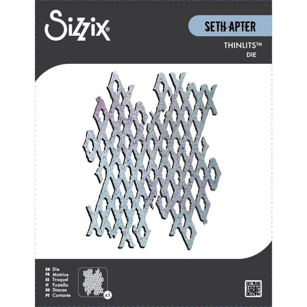 Sizzix Thinlits Dies 1/Pkg By Seth Apter - 667024 Diamond District