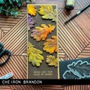 Sizzix 3D Impresslits Embossing Folder By Tim Holtz - 665374 Oak Leaf