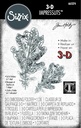 Sizzix 3D Impresslits Embossing Folder By Tim Holtz - 665374 Oak Leaf