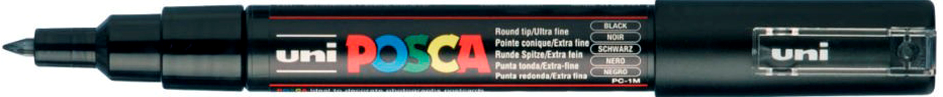 [180028] Uni Posca Verfmarker 1MC Zwart