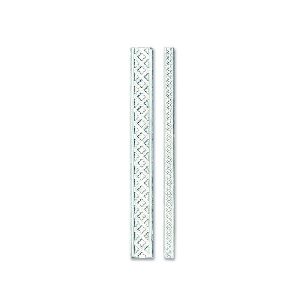 Sizzix 3-D Impresslits Embossing Folder By Tim Holtz - Lattice Trim