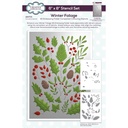 Creative Expressions Stencils - CEST171 Winter Foliage Companion Colouring Stencil